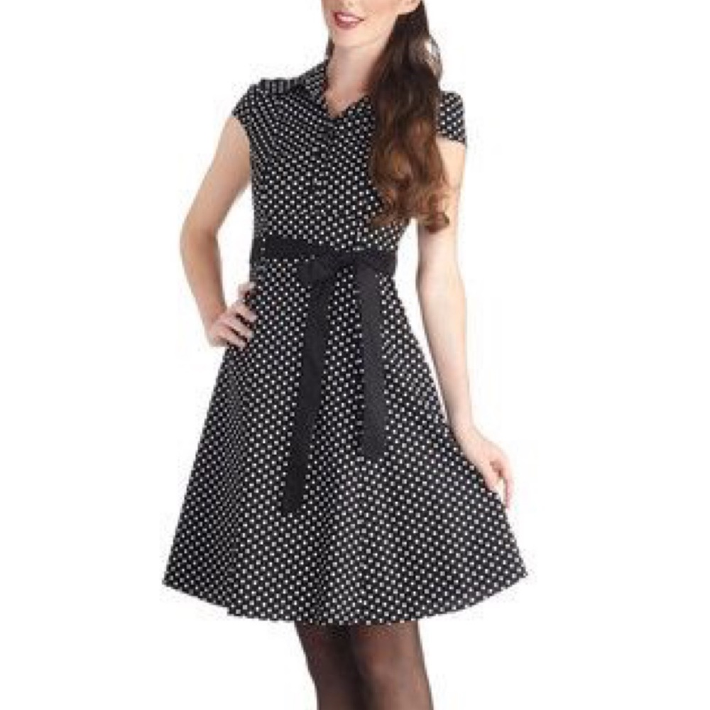 Modcloth 50s Soda Fountain Hepcat Dress